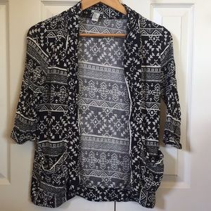 Patterned Cardigan